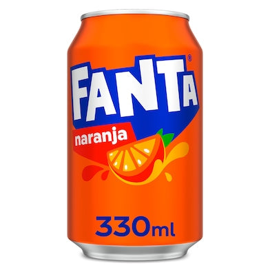 Refresco de naranja Fanta lata 33 cl