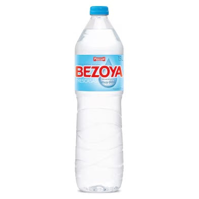 Agua mineral natural Bezoya botella 1.5 l