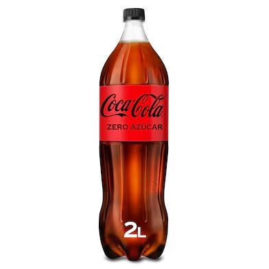 Refresco de cola zero Coca-Cola botella 2 l