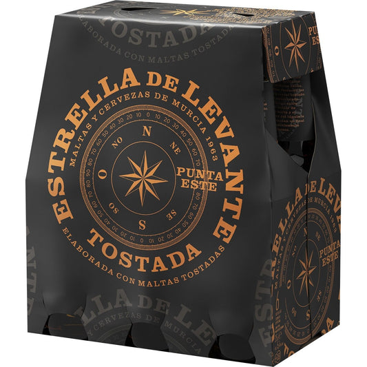 ESTRELLA LEVANTE Cerveza tostada Punta Este pack 6 botellas 25 cl
