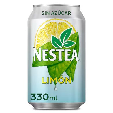 Refresco de té al limón sin azúcar Nestea lata 33 cl