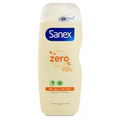 Gel de ducha piel seca Sanex botella 600 ml