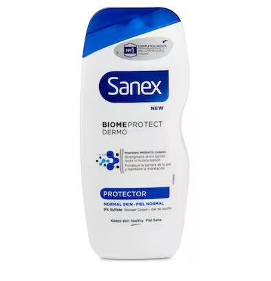Gel de ducha dermo protector piel normal Sanex botella 250 ml