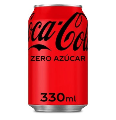 Refresco de Coca-Cola Zero lata 333cl