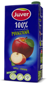 JUVER 100% Fruta Zumo Manzana Brik 1L