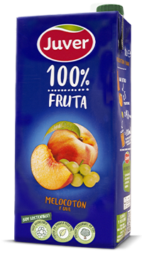 JUVER MELOCOTON 100% fruta 1L