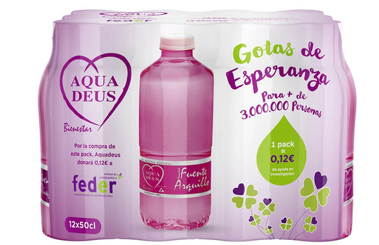 AQUADEUS Agua Mineral Bienestar 50cl Pack 12