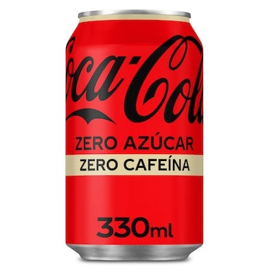 Refresco de cola zero zero Coca-Cola lata 33 cl