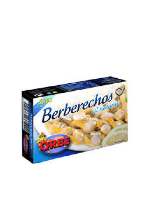 ORBE Berberechos al natural 45-55 piezas lata de 63 g.