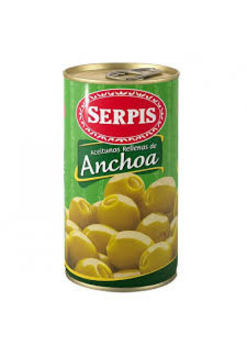 SERPIS Aceitunas rellenas anchoa SERPIS 150 g.