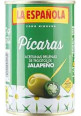 LA ESPAÑOLA Aceitunas rellenas de jalapeños LA ESPAÑOLA Pícaras 130 g.