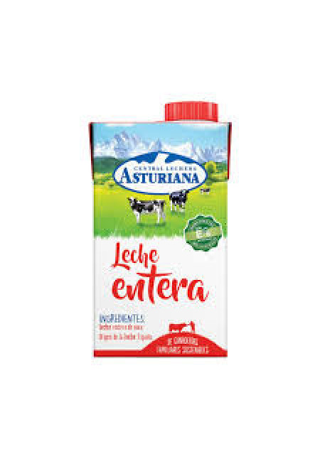 CENTRAL LECHERA ASTURIANA Leche entera de vaca, de origen española 500 ml.