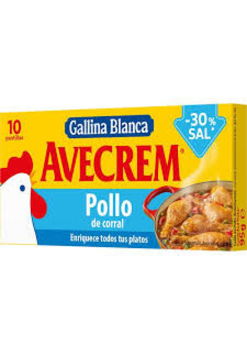 AVECREM Caldo de pollo 10 uds 95 g.