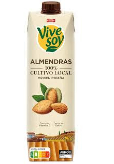 VIVESOY Bebida de almendras de cultivo local 100% de Pascual 1 l.