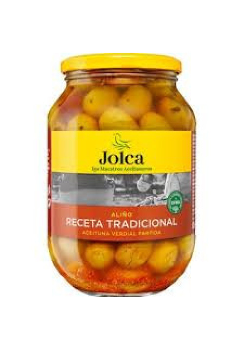 JOLCA Aceituna´verdes aliñadas, Verdiales JOLCA 500 g.