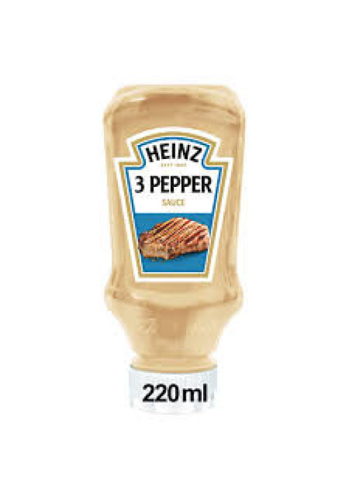 HEINZ Salsa 3 pimientas 220 ml.