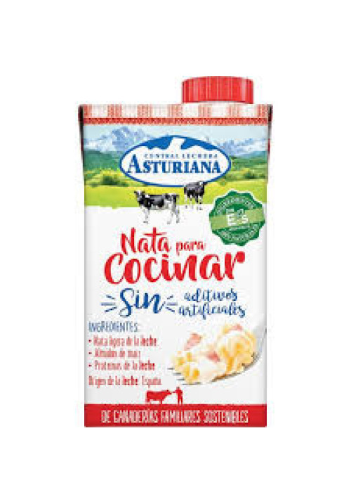 CENTRAL LECHERA ASTURIANA Nata líquida (18% materia grasa) para cocinar 500 ml