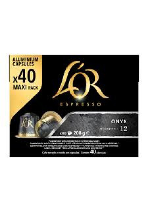 L'OR ESPRESSO Café en cápsulas Onyx I12, 40 uds.