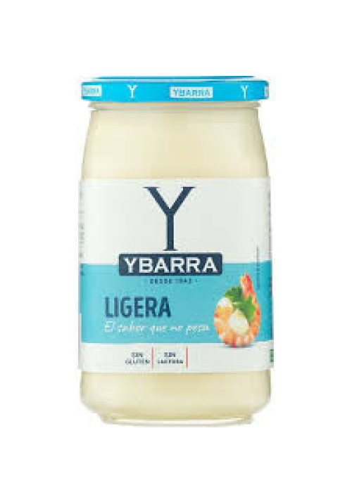 YBARRA Salsa mayonesa ligera frasco 450 ml.