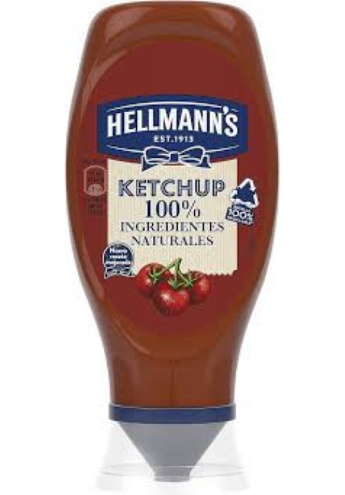 HELLMANN'S Ketchup bocabajo 486 g.