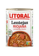 LITORAL Lentejas a la Riojana LITORAL lata de 425 g.