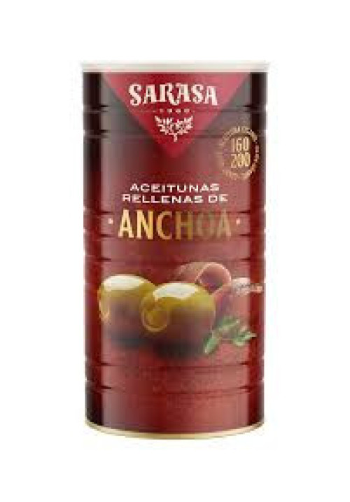 SARASA Aceituna rellena anchoa SARASA (Selección especial) 185 gr.