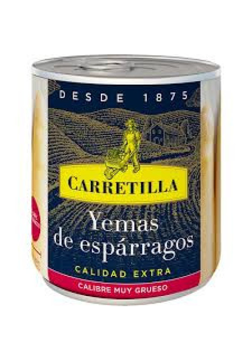 CARRETILLA Yemas de espárragos gruesas lata de 135 g.