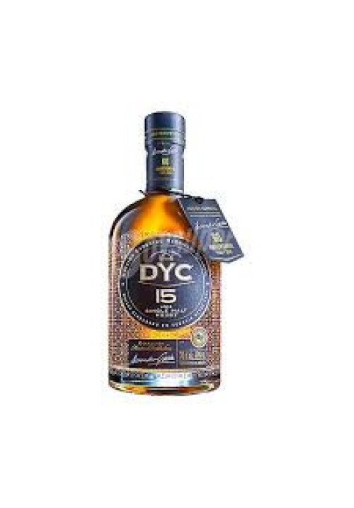 DYC Whisky single malt nacional 15 años botella 75 cl.