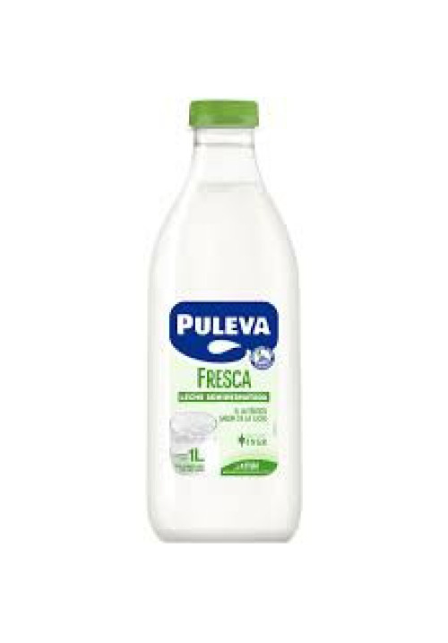 PULEVA Leche fresca de vaca semidesnatada 1 l.