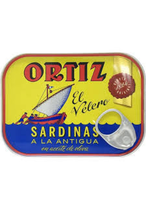 ORTIZ Sardinas en aceite de oliva a la antigua 100 g.