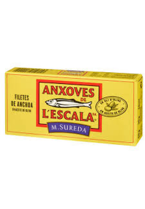 L'ESCALA Filetes de anchoa en aceite de oliva L'ESCALA 50 g.