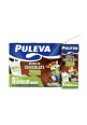 PULEVA Batido de chocolate sin colorantes ni conservantes ni azúcares añadidos PULEVA Zero 6 x 200 ml.