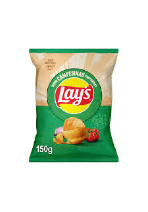 LAY'S Campesinas Patatas fritas lisas receta Campesina de bolsa de 150 g.