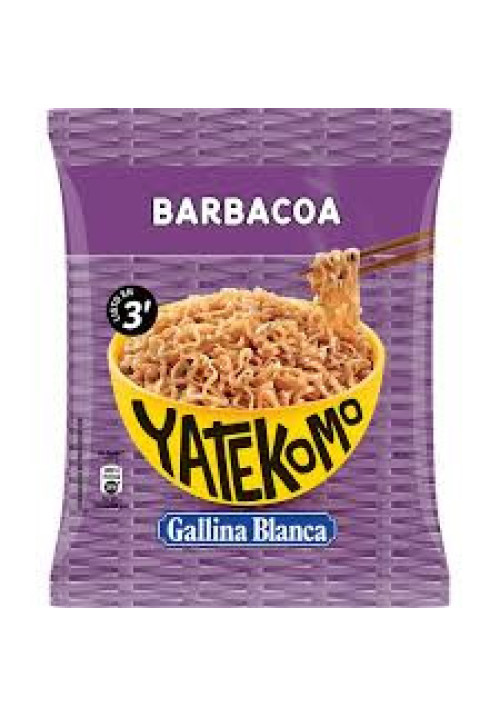 YATEKOMO Fideos Orientales con sabor barbacoa 82 g.