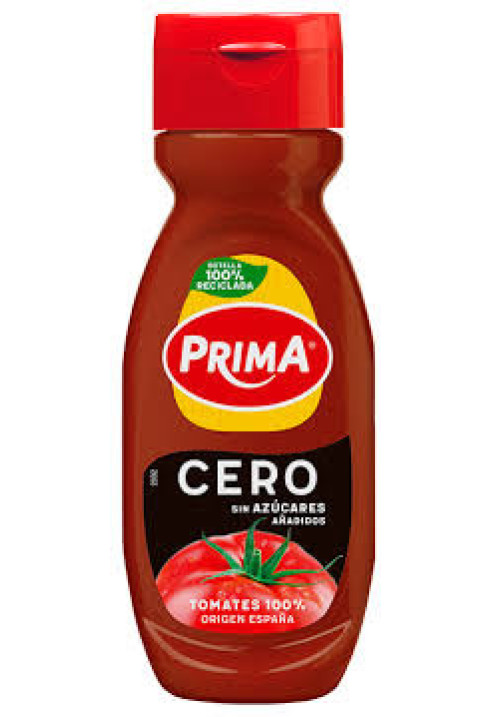 PRIMA Ketchup Cero 255 gr. + 10 gr. Gratis