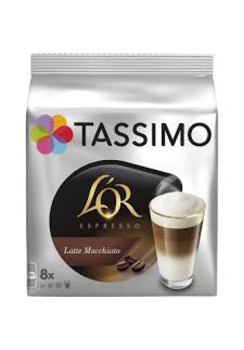 TASSIMO L'OR Café en cápsulas latte macchiato 8 uds.