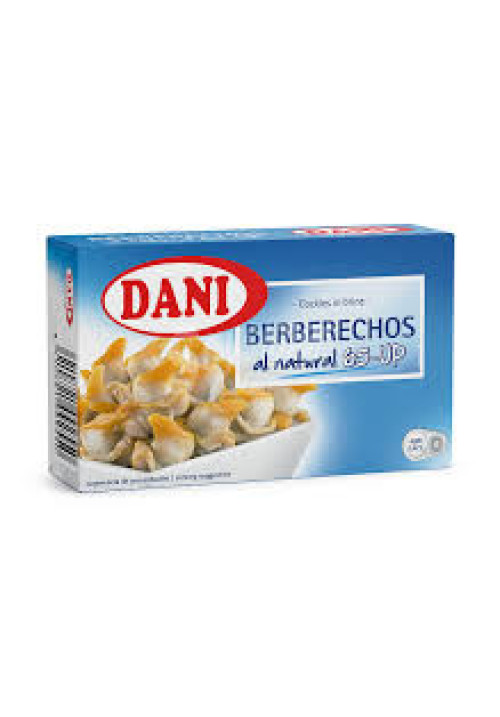 DANI Berberechos pequeños al natural lata de 58 g.