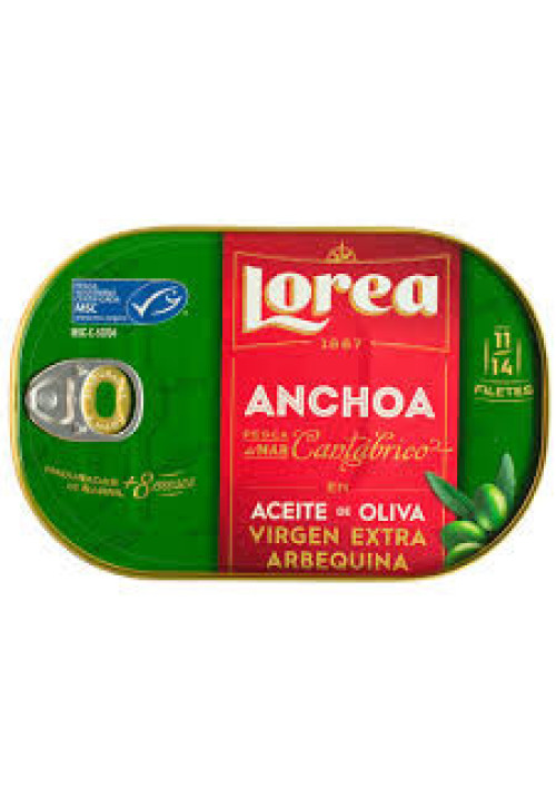 LOREA Lata de anchoa cantábrico 55 g.