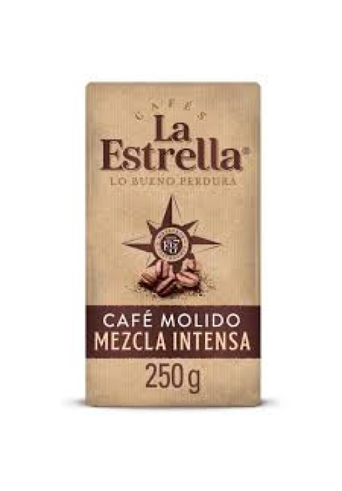 LA ESTRELLA Café molido mezcla 50/50 250 g.