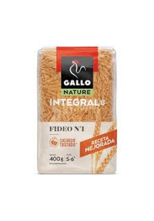 GALLO Fideoa con trigo integral GALLO 400 g.