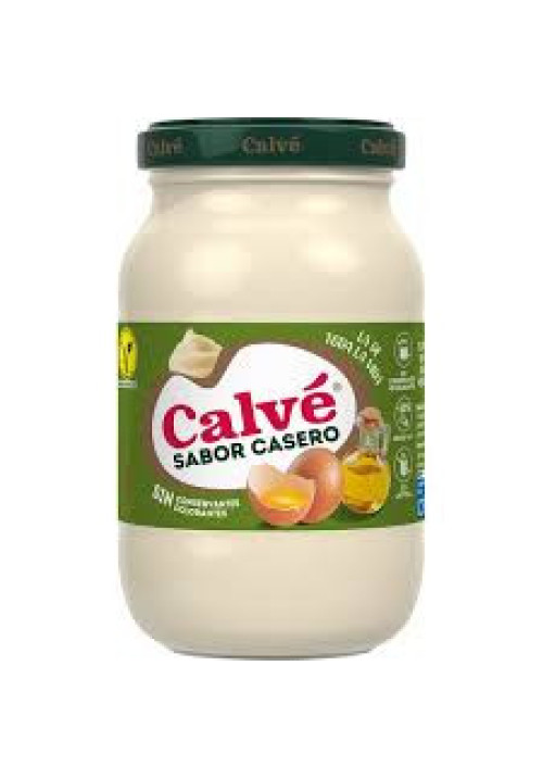 CALVÉ Mayonesa sabor casero frasco 210 ml.