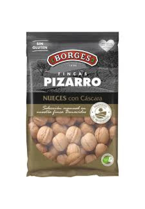 BORGES Nueces con cáscara BORGES FINCAS PIZARRO 500 g.