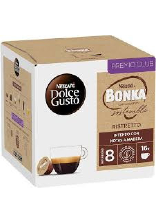 DOLCE GUSTO Café en cápsulas espresso bonka I8, 16 uds.