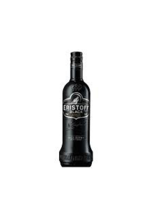 ERISTOFF Black Bebida espirituosa de vodka con un toque de bayas silvestres botella de 70 cl.