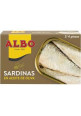 ALBO Sardinas en aceite de oliva lata de 85 g.