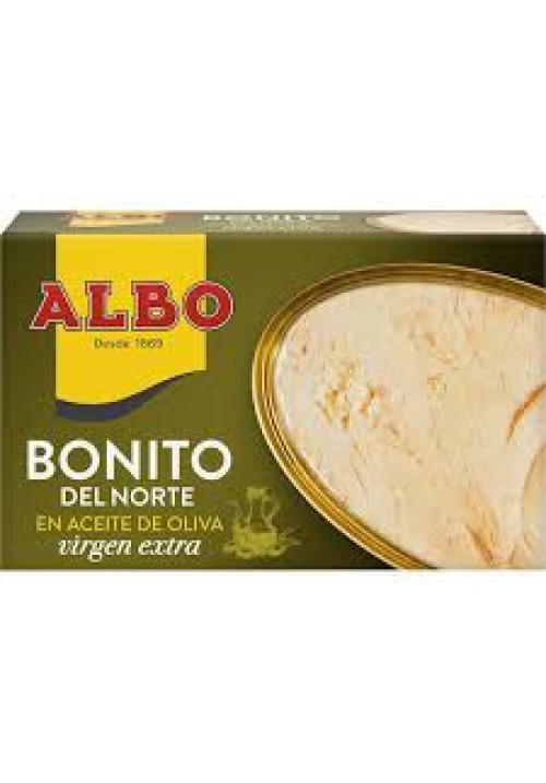 ALBO Bonito del norte en aceite de oliva virgen extra lata de 82 g.