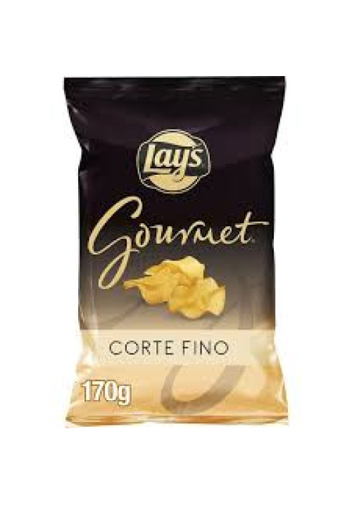 LAY'S Gourmet Patatas fritas lisas de corte fino de bolsa 170 g.