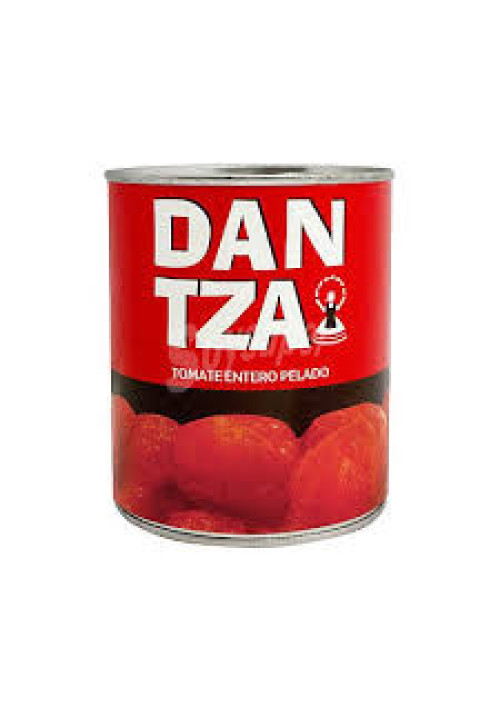 DANTZA Tomate entero pelado en lata de 480 g.