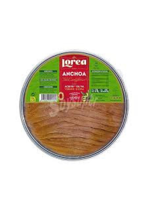 LOREA Filetes de anchoas del Cantabrico en aceite de girasol y oliva virgen extrLOREA P.N. 170 g