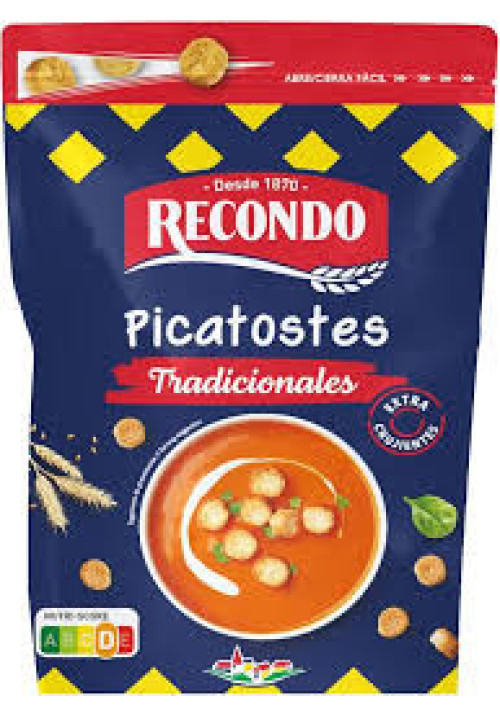 RECONDO Picatostes tradicionales, extra crujientes 80 g.